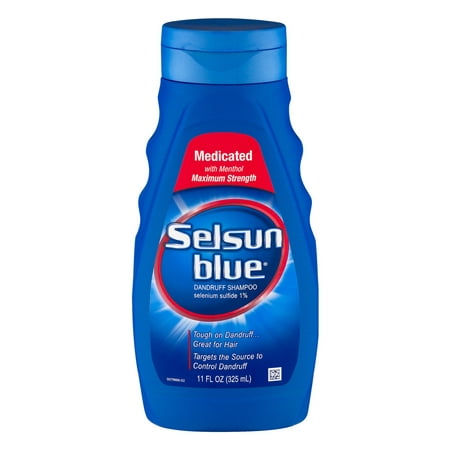 Selsun Blue Medicated Anti-Dandruff Shampoo, 11 (Best Anti Frizz Shampoo For Color Treated Hair)