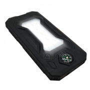 MesaSe 8000mAh Solar Power Bank Portable Charger Dual USB External Battery with LED Flashlight