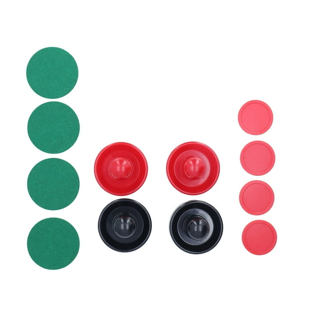 Air Hockeys Puck Kit, Long Lasting Air Hockeys Pusher Lightweight 12pcs for Game Tables Type A,Type B,Type C,Type D,Type E,Type F