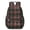 Red and Green, variant on Maroon and Pink Checkered Pattern 17" School Backpacks for Teens,Waterproof Oxford Fabric,S-Shape Padded Straps for School,Travel,Hiking,Camping