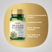 Passion Flower Extract 1100mg | 90 Capsules for Men and Women | by Piping Rock