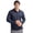 Liberty Navy, variant on BCK09322 Advantage Eco Tri-Blend Pique Mens Big and Tall Long Sleeve Polo-White-2XB