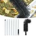 Gutter cleaning brush eaves cleaning brush sweeping roof dust removal