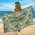 thumbnail image 4 of Kuiaobaty Butterfly Flower Print Car Seat Towel Covers Front Seats 60 x 33 Inch Absorbent Microfiber Towels with Storage Bag 60 x 33 Inch Non Slip Car Seat Shield Protector, 4 of 7