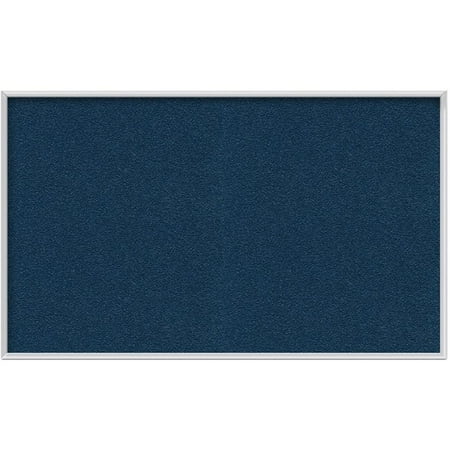 Ghent's Vinyl 3' x 4' Bulletin Board with Aluminum Frame in Navy
