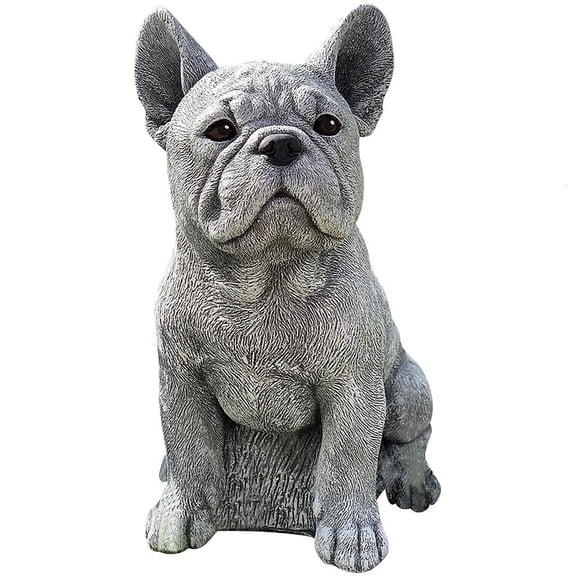 LICEWO Pet Dog Statue Garden Decor Memorial Dog Figurines Table Centerpiece Gift for Dog Lovers Sculpture Patio Lawn Yard Decorations
