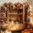 thumbnail image 5 of AuroraX Halloween Maple Leaf Vines Artificial Fall Garland Decoration Hanging Autumn Farmhouse Cute Thanksgiving Decorations, 5 of 7