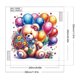 thumbnail image 2 of Pintura de diamante 5D DIY Taladro parcial con forma especial Cumpleaños Oso de peluche 30x30cm, 2 of 9