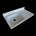 thumbnail image 2 of 42" x 24" Single Bowl Right Hand Drainboard Farmhouse Sink - Model #SBW4224-R, 2 of 9