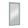 thumbnail image 5 of DecMode 32" x 60" Blue Carved Floral Wall Mirror, 5 of 7