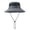 Dark Gray, variant on Upf50+ Wide Brim Mesh Hat, Fishing Sun Visor Cap, Beach Outdoor Headwear, Unisex Ventilated Anti Ultraviolet Hat for Seaside Trip Fishing Activity Outdoor Sun Protection Portable Cap,Black