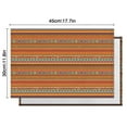 thumbnail image 6 of Aesthetic Boho Placemats Set of 4, 12x18 Inch Flax Material with Tribal Patterns, Washable Rustic Decor for Vintage Ethnic Kitchen or Nordic Farmhouse Dining Table Setup, 6 of 6