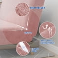 thumbnail image 7 of JIATER Armless Futon Cover Stretch Futon Slipcovers Machine Washable Furniture Protector with Elastic Bottom,Gray Rose, 7 of 7