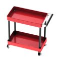 thumbnail image 1 of Mini Chariot Utilitaire Roulant, Chariot de Rangement d'Outils à 2 Niveaux, Chariot d'Outils Roulant sur Roues, Accessoires RC de Réparation pour Atelier Mobile de Garage pour 1/8 1/10 1/12 1/16, 3.4X1.7X3.3inch, 1 of 8