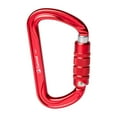 thumbnail image 1 of S SERENABLE Mousqueton Professionnel d'Escalade à Vis Verrouillable Mousqueton Robuste Rouge, 1 of 2