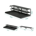 thumbnail image 2 of Advwin 54" Washer Dryer Countertop with Hanging Rod & Storage Shelves, Laundry Room Countertop Set, Washer and Dryer Topper with Anti-Slip Pads, Black, 2 of 7