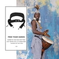 thumbnail image 2 of Black Drum Strap African Belt Snare Adjustable Sling Djembe Adley Djembes Suspenders Nylon Net, 2 of 6