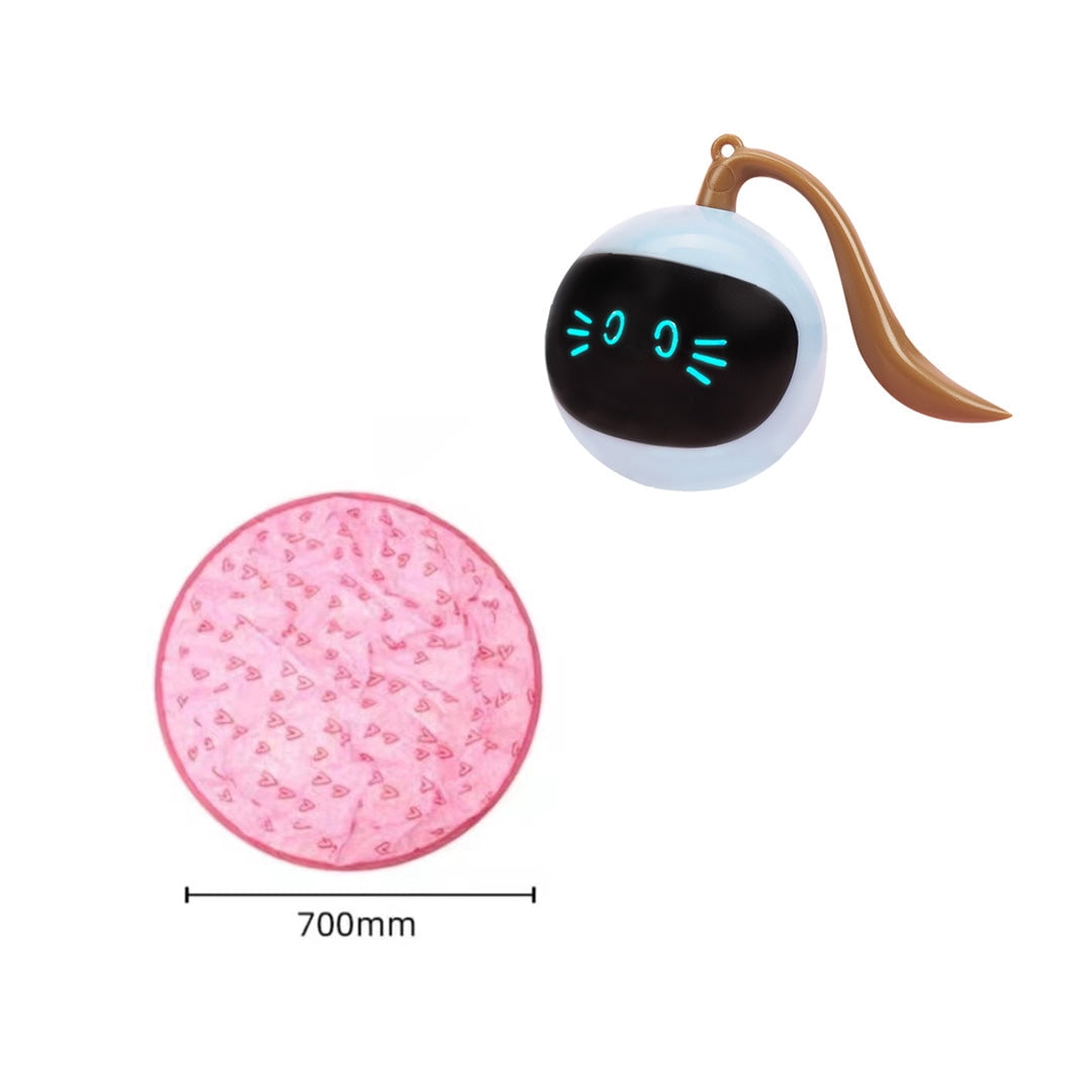 Automatic Funny Cat Toys Electric Motion Undercover Moving Bouncing Rolling Ball Interactive Toy For Indoor Cats
