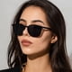 thumbnail image 2 of Gafas de sol cuadradas retro simples para hombres y mujeres, gafas de sol de moda europeas y americanas., 2 of 6