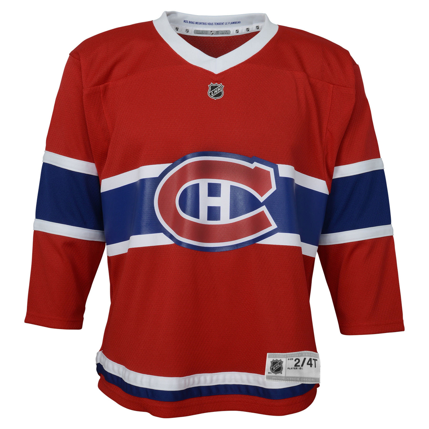 Montreal Canadiens NHL Toddler Replica (2-4T) Home Hockey ...
