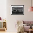 thumbnail image 3 of Historic Framed Print, [Indian scouts on horseback passing under cover of night], 17-7/8" x 21-7/8", 3 of 9