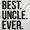 White, variant on Best Uncle Ever Niece Nephew Tank Top Sleeveless Tee Men Brisco Brands S