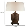 thumbnail image 5 of Benjara Table Lamp with Polyresin Urn Shape Base, Bronze, 5 of 5