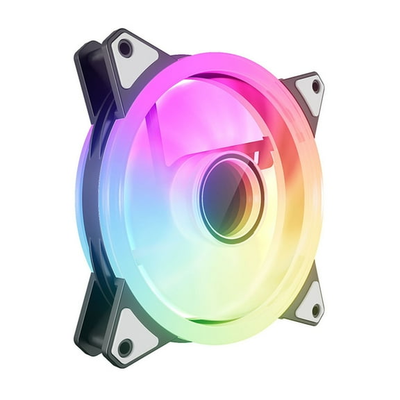 2 Rings ARGB 120mm Fan with Lighting Effect, PWM Controlled, Low Noise