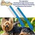 thumbnail image 6 of Super Groom Pet Comb with Distinctive Rotating Pins for Highly Effective-Low Pull Detangling, 6 of 9