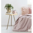 thumbnail image 5 of Kate and Laurel Kashvi Modern Hexagon Side Table, 14 x 14 x 20, White and Gold, Contemporary Geometric Accent End Table, 5 of 5