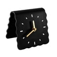 thumbnail image 2 of Fengbin Desk Analog Clock Decorative Non Ticking Tabletop Clock for Bedroom Home Kitchen Black, 2 of 10