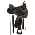 thumbnail image 2 of Amazingly Comfy Pleasure Trail Western Leather Horse Saddle Tack 15 16 17 18 in (16), 2 of 8