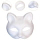 thumbnail image 2 of Kit de máscara de gato para hacer tú mismo, accesorios de disfraz, suministros decorativos para fiestas, máscara en blanco para Estilo C, 2 of 9