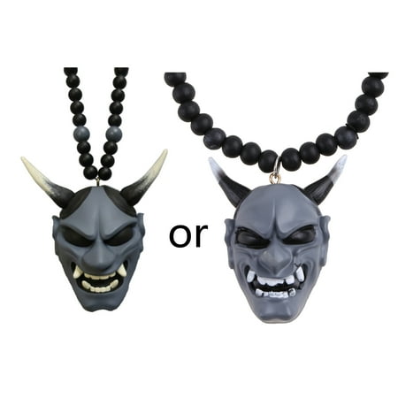 

Novelty Japanese Oni Samurai Car Hanging Pendant Halloween Devil Decoration Rearview Mirrors Styling