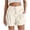 D01-Beige, variant on Women Denim Shorts High Waist Wide Leg Jean Shorts Cute Ruffle Hem Flare Stretchy Jorts Short with Pockets