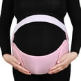 thumbnail image 2 of Unique Bargains Pregnancy Belly Band Antepartum Abdominal Nylon Back Support S Pink, 2 of 6