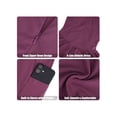 thumbnail image 6 of PULLIMORE Women's Athletic Tank Dress with Built-In Bra - Moisture-Wicking Golf/Tennis Dress(Purple), 6 of 7