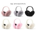 thumbnail image 4 of Cache-oreilles Pliables Cache-Oreilles Chaud Doux Mode Unisexe Adorable Cache-Oreilles Résistant au Froid Hiver Chauffe-Oreilles à Rabat Femmes Intérieur Beige, 4 of 8