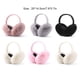 thumbnail image 3 of Sonducket Orejeras plegables, orejeras a la moda, Color sólido, cómodas, resistentes al frío, anticongelantes, orejeras cálidas para mujeres Calentadores de oídos piel rosa, 3 of 6
