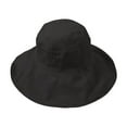thumbnail image 5 of SikaFu Solid Color Double -Sided Sun Hat Female Summer New Sunscreen Hat Pure Cotton Large Eaves Simple Wild Classic Fisherman Hat Tide, 5 of 9