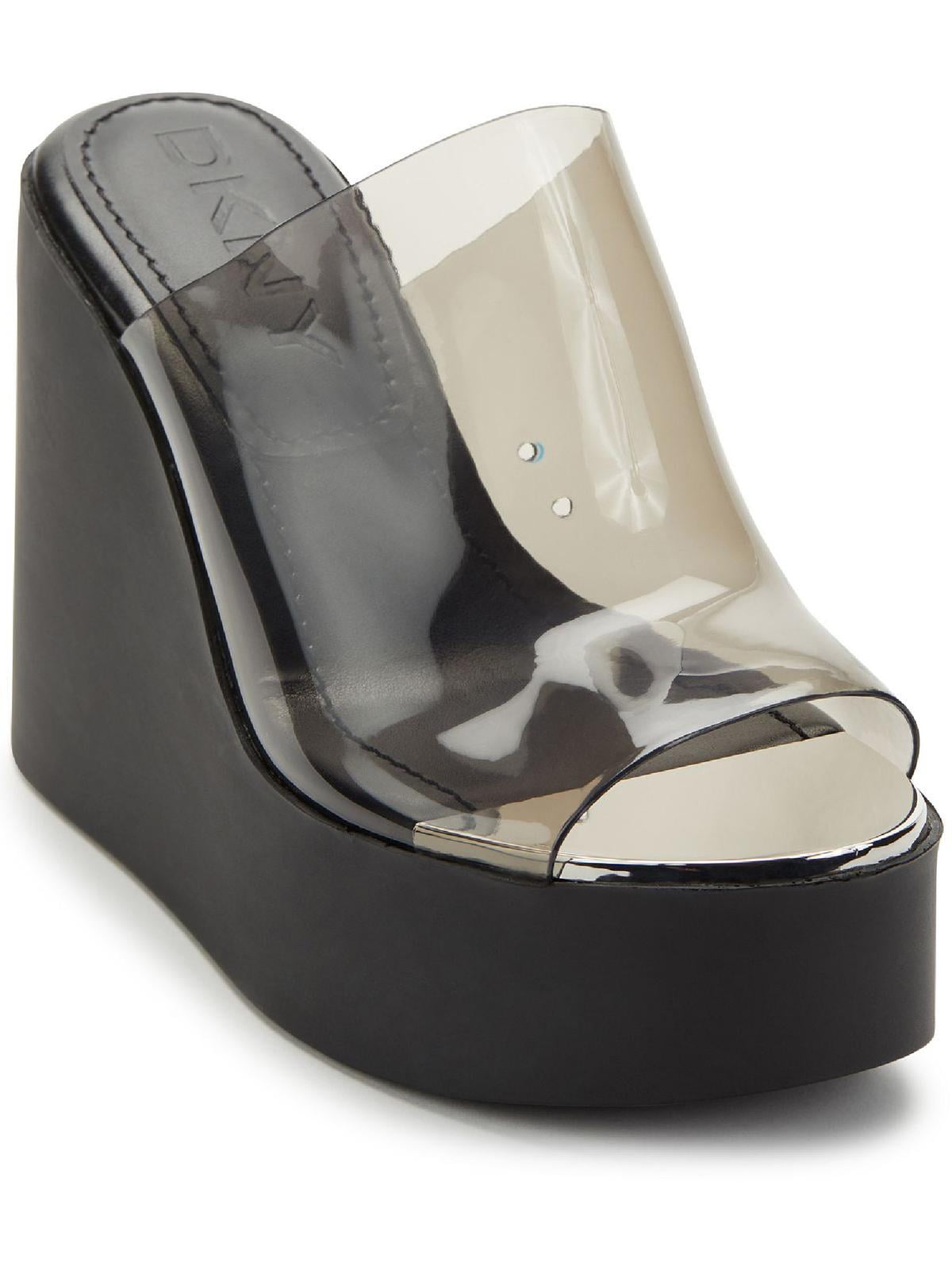 DKNY PenWedge Sandal Women's Sandals & Flip Flops Smoke Size 8 M