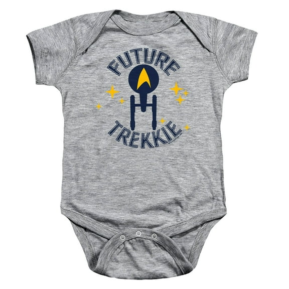 Star Trek Future Trekkie Infant Baby Romper Athletic Heather