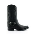 thumbnail image 6 of Grinders Mens Black Leather Cowboy Boot-Galveston, 6 of 6