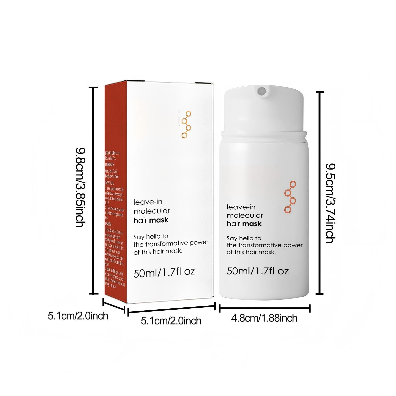 Alvantor Keratin Treatment Leave-In Hair Mask for Split Ends & Frizz Care, 1.7 fl. oz