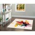 thumbnail image 3 of Linon Marisol Brushstroke Power Loomed Polypropylene 5'x7'6" Rug in Multi-Color, 3 of 3