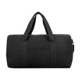 thumbnail image 4 of Bolsa de lona de viaje portátil Bolso de mano impermeable Artículos de tocador Bolsa de viaje negro 52cmx16cmx32cm, 4 of 8