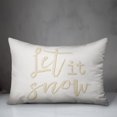 thumbnail image 3 of Creative Products Cream Snowflakes 20 x 14 Spun Poly Pillow, 3 of 3