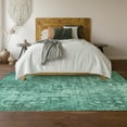 thumbnail image 6 of Addison Rugs Mayfield Washable Transitional Ikat Teal Rectangle Rug, 3' x 5', 6 of 6