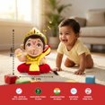 thumbnail image 2 of Peluche de panda Baby Hanuman musical de 18 cm, 2 of 7