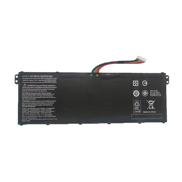 Laptop/Notebook Replace Battery for AC14B18J Acer Chromebook 11 CB3-111 13 CB5-311 15 C910 cb5-571-58hf Aspire E3-111 ES1-512 Gateway NE512 TravelMate B115-M Series Notebook